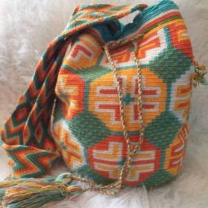 mochila wayuu tribe shoulder bag